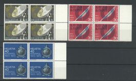 1973, Sondermarken I, Viererblöcke **
