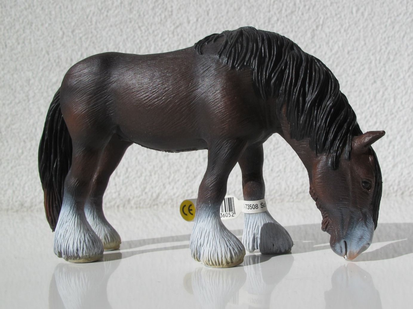 Schleich Statuette: Schleich 13605 Shire Stute, grasend – Usato da Vilters venduto da hedi00 3
