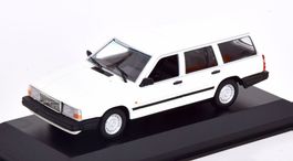 Volvo 740 GL Kombi Phase I 1985-1989 weiss / schwarz    1:43