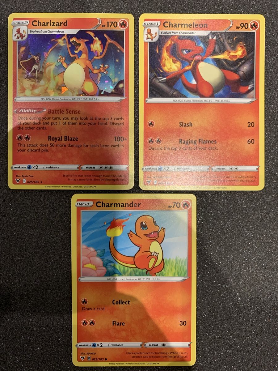 Pokémon Sammelbilder & Trading cards: Ab 1.- Charizard Holo 170/185 2020 – Gebraucht aus Bironico von ars_z6lb 1