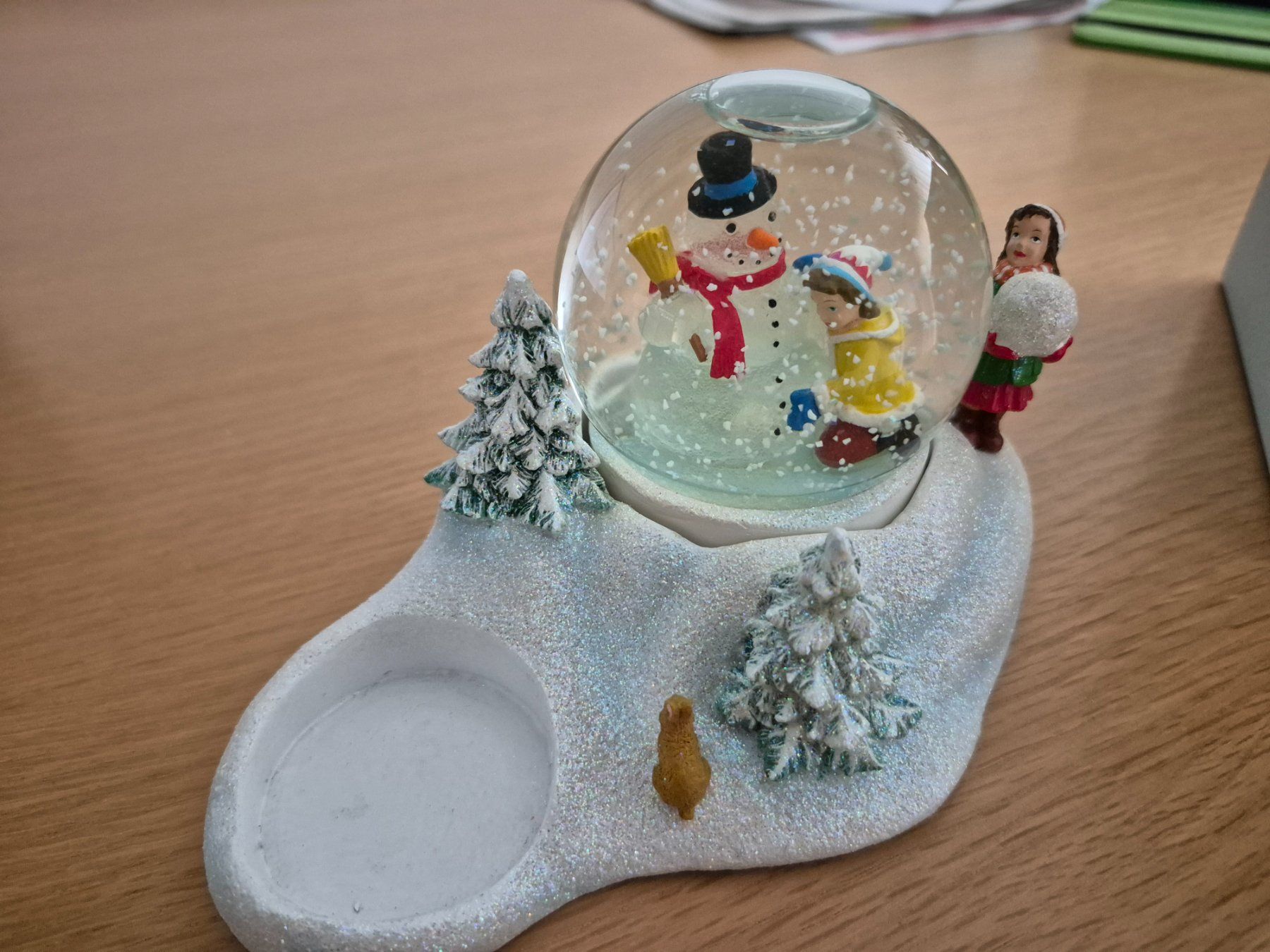 Partylite Portacandele: Partylite Teelichthalter Schneemann – Usato da Buttikon SZ venduto da sefa02 5