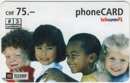 75 CHF TelecomFL / Migros Prepaid Telefonkarte