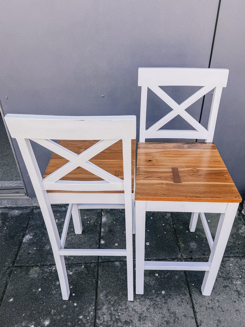Seggioloni: 2 Hochstühle Barhocker Landhausstil – Usato da Lyssach venduto da Nisa 3