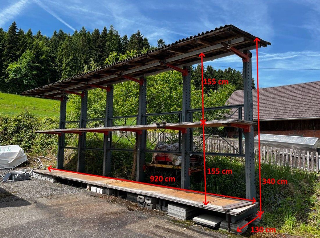 Scaffali: Massives Kragarmgestell – Usato da grosswangen venduto da Poliniman0 1