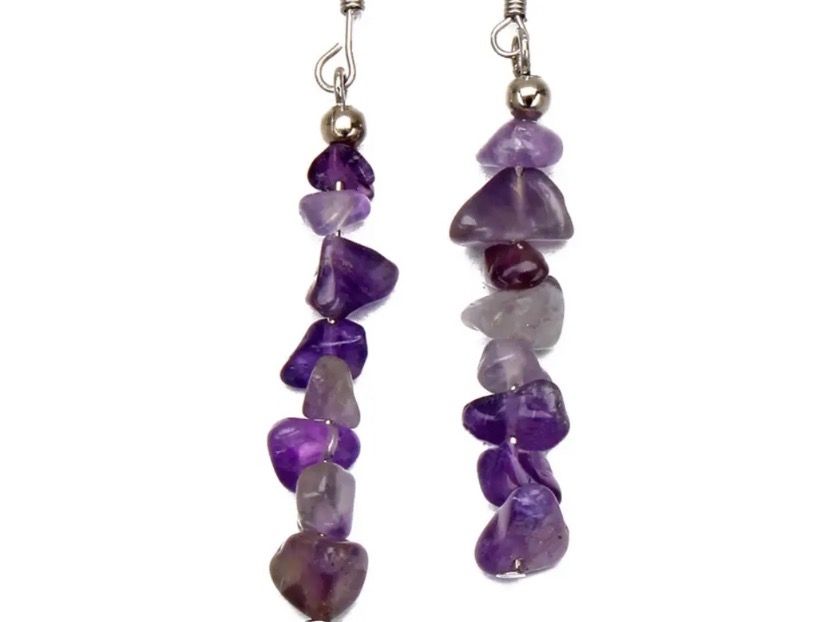 Ohrringe & -stecker: Ohrringe mit Amethyst – Neu (gemäss Beschreibung) aus Gams von Mariawicca 1