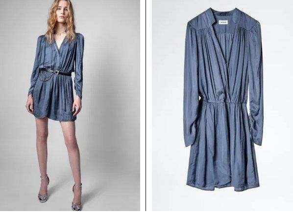 Zadig & Voltaire Vestiti: Zadig&Voltaire Satin Dress – Usato da Zürich venduto da jujusi