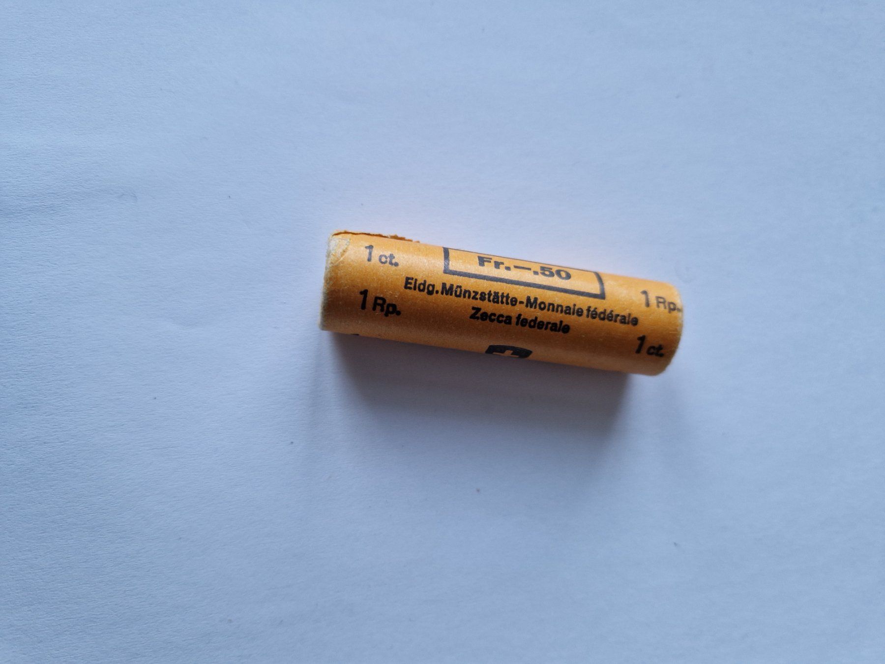 Tutti le monete: Münzrolle CH-1Rp 1969 – Usato da Niederurnen venduto da georgesjagd01