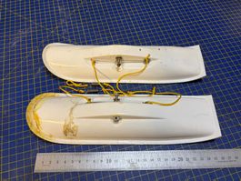 Kufen für Rc Modellflieger , weiss, 2 Stck.