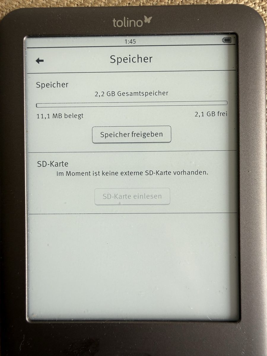 Tolino Tablettes PC: Tolino Shine E-Reader mit Ladekabel  – D'occasion à Konolfingen par petzipetz 2