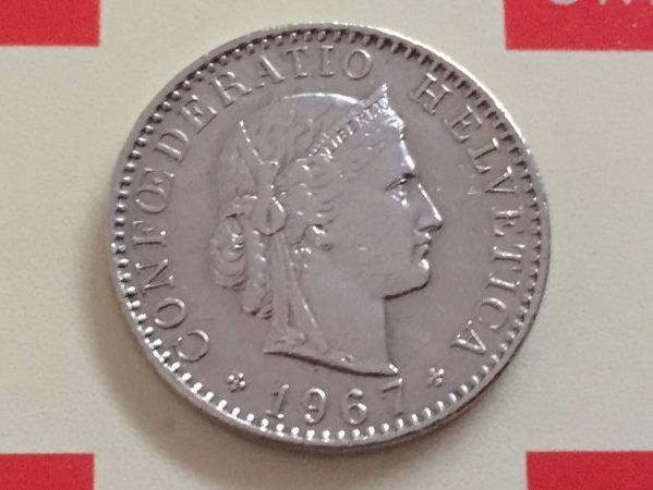 Tutti le monete: 20 Rappen 1967 ss-vz – Usato da Elsau venduto da herbybay