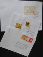 nicht erlaubte Agentur Stempelung 3 Briefe Niederrohrdorf