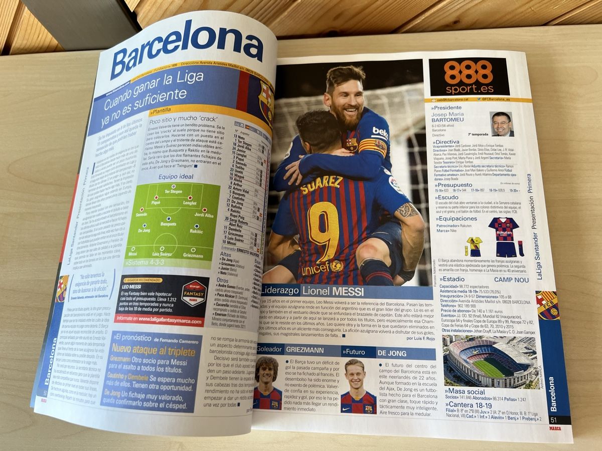 Riviste & Magazine: Fussball Guide Guia MARCA LaLiga 2019/2020 – Usato da Bachenbülach venduto da Manolo007 8