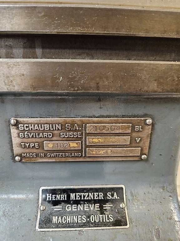 Schaublin Tutte le macchine: Banc Schaublin 102 – Usato da Genève venduto da Pako4444 1