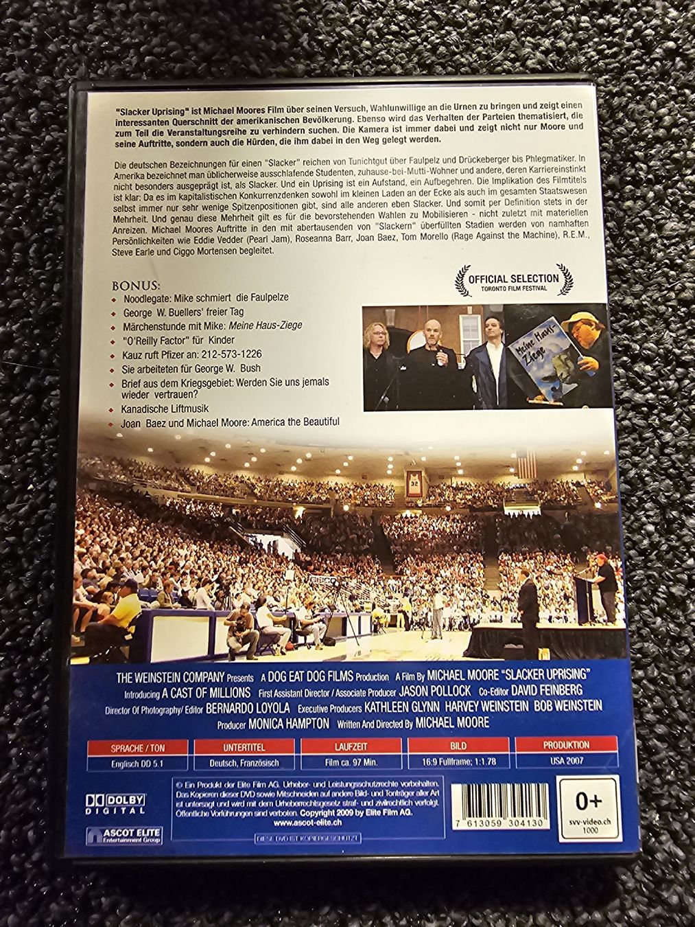 Tutti i DVDs: Michael Moore - Slacker Uprising DVD (16659) – Usato da Ruswil venduto da jan_bxl5 1
