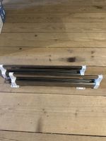 Wandgarderobe ausziehbar Metall weiss guter Zustand
