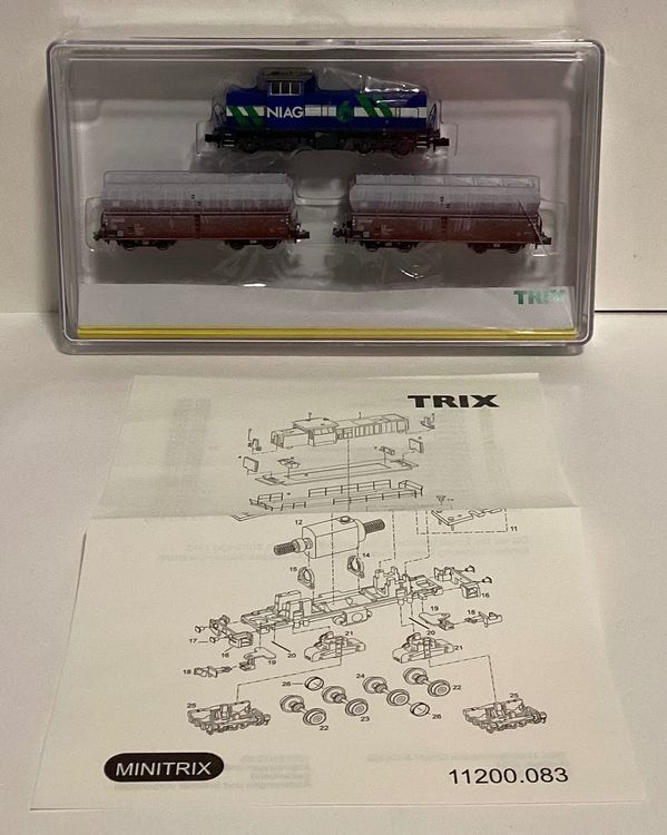 Mini TRIX Lokomotive und Wagen mit original Schachtel (Gebraucht) in ...