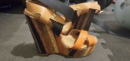 Made in Spain Leather Wedge