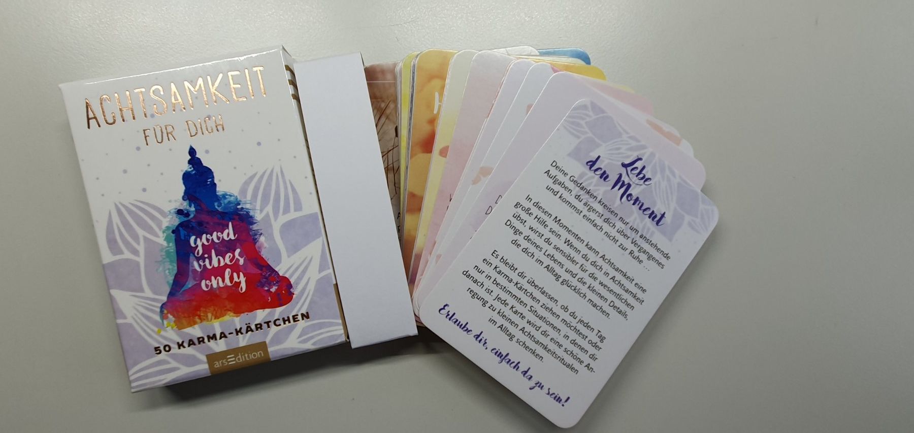 Libri: Achtsamkeitskarten 50 Stk NEU – Nuovo e nell'imballaggio originale da Stansstad venduto da InStyle8
