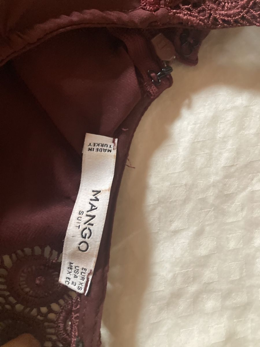 Mango Vestiti: Robe bordeau/marron Mango XS – Usato da Arnex-Sur-Orbe venduto da cle_pz9f 2