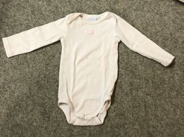 Süsser Baby Body Gr. 62/68 Weiss Langarm  "cuddle me"