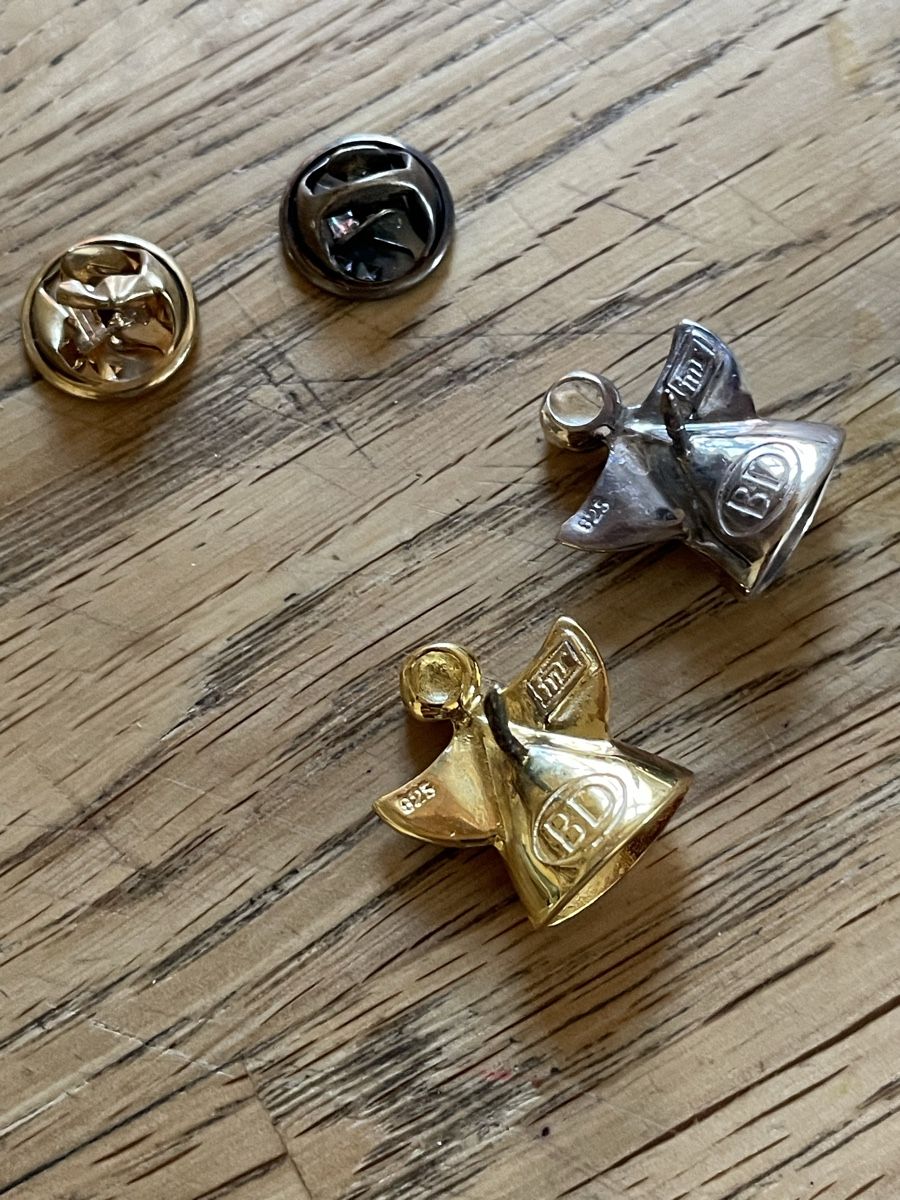 Anhänger: 2 Engel 925 Silber Pin – Gebraucht aus Flawil von Naphtali 4