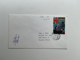 MIR Sojus TM-11 Startbeleg 2.12.90 mit OU Titow