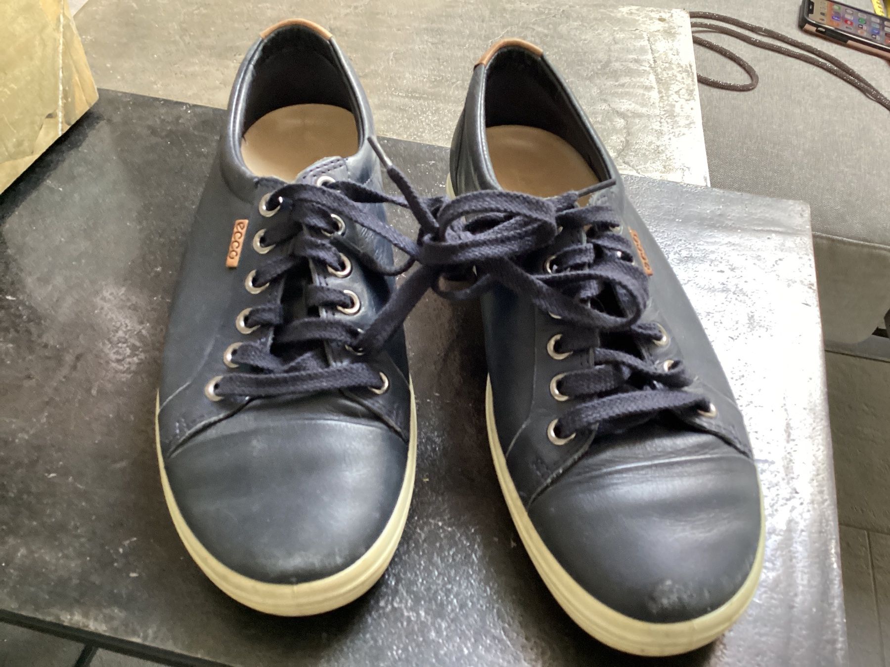 Ecco Chaussures femmes: ECCO Sneaker dunkelblau Leder Damen Grösse 36 – D'occasion à Homberg b. Thun par Homata