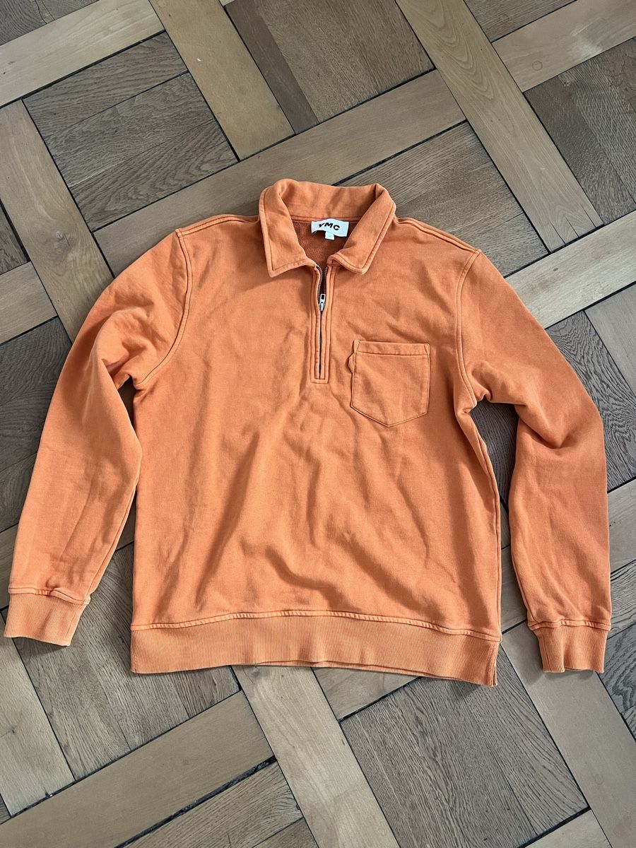 Maglioni & Felpe: YMC orange half-zip sweatshirt. Excellent condition! – Usato da Bremgarten b. Bern venduto da chouyanyan