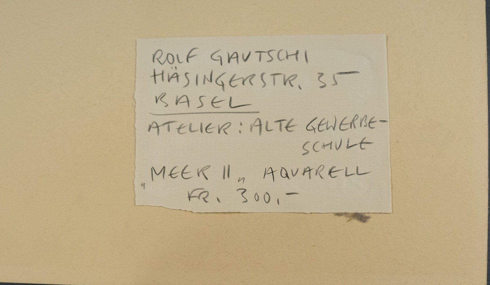 Gemälde: Rolf Gautschi Gemälde 1968 – Gebraucht aus Basel von bk_brockibasel 3