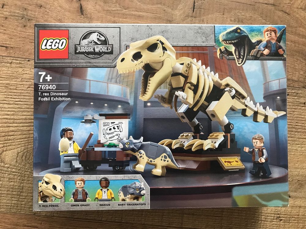 lego 76940 jurassic world l'exposition du fossile du t. rex | Kaufen ...