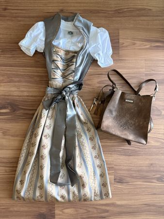 wunderschönes Dirndl Gr. 34, Hammerschid, mit Bluse & Tasche