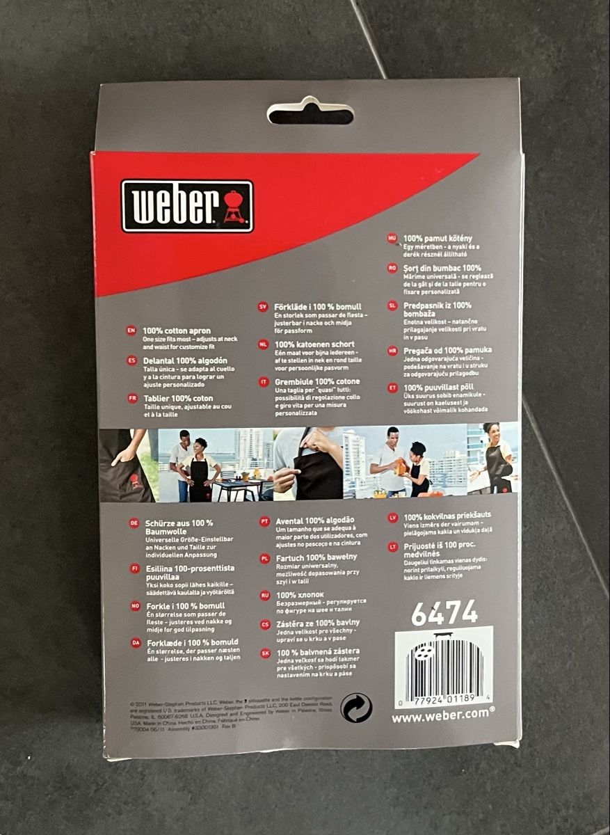 Sonstige Arbeitskleidung & Schutz: Weber Grill Schürze – Neu und originalverpackt aus Zauggenried von Mr-Jackman 1