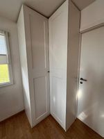Armoire d'angle IKEA PAX blanche  hauteur 236 cm