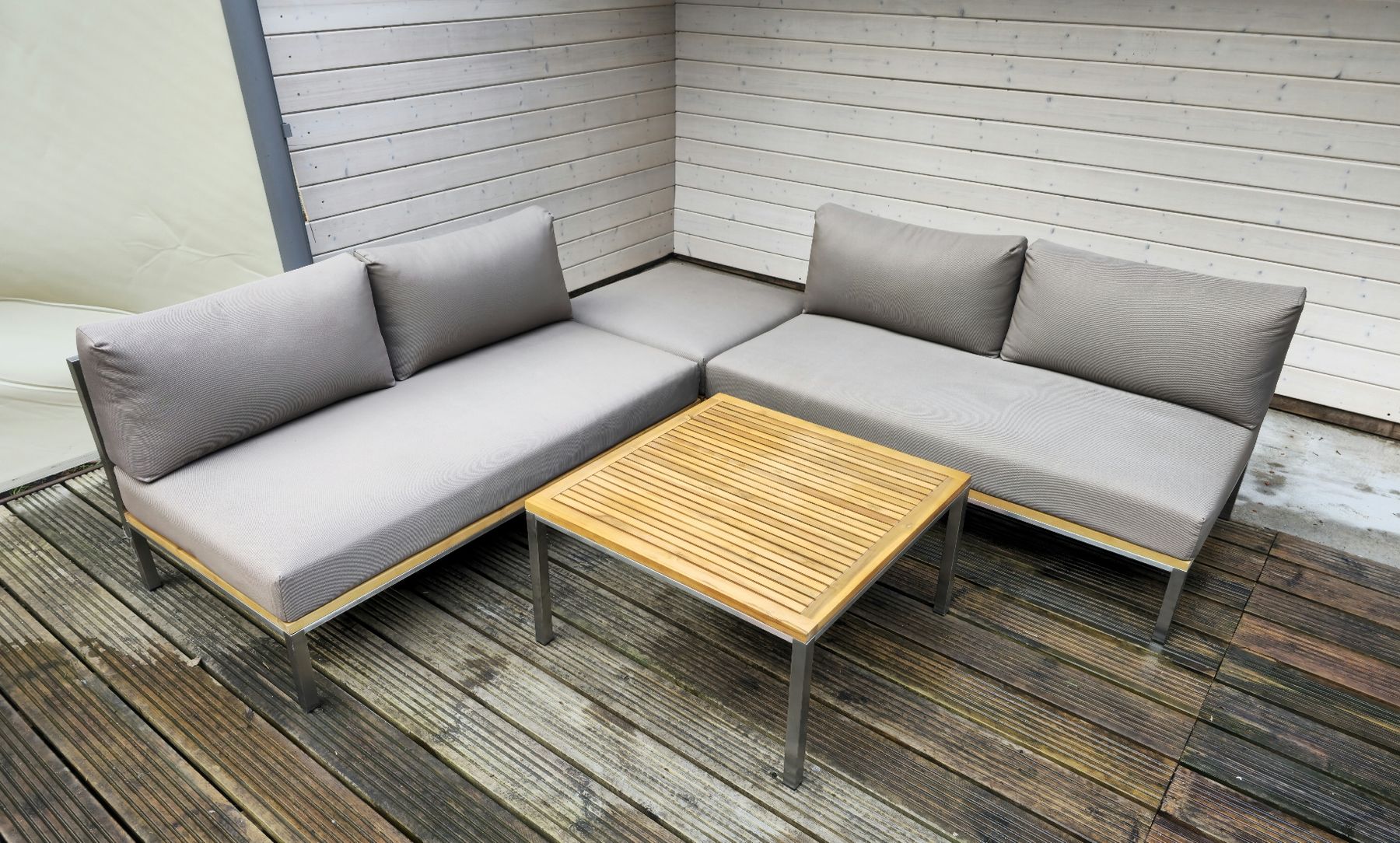 Divani: Gartenlounge mit Beistelltisch – Usato da Etzgen venduto da juj_b678 1