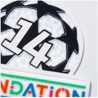 Real Madrid UCL Starball 14 Gewinner + UEFA Foundation Logo