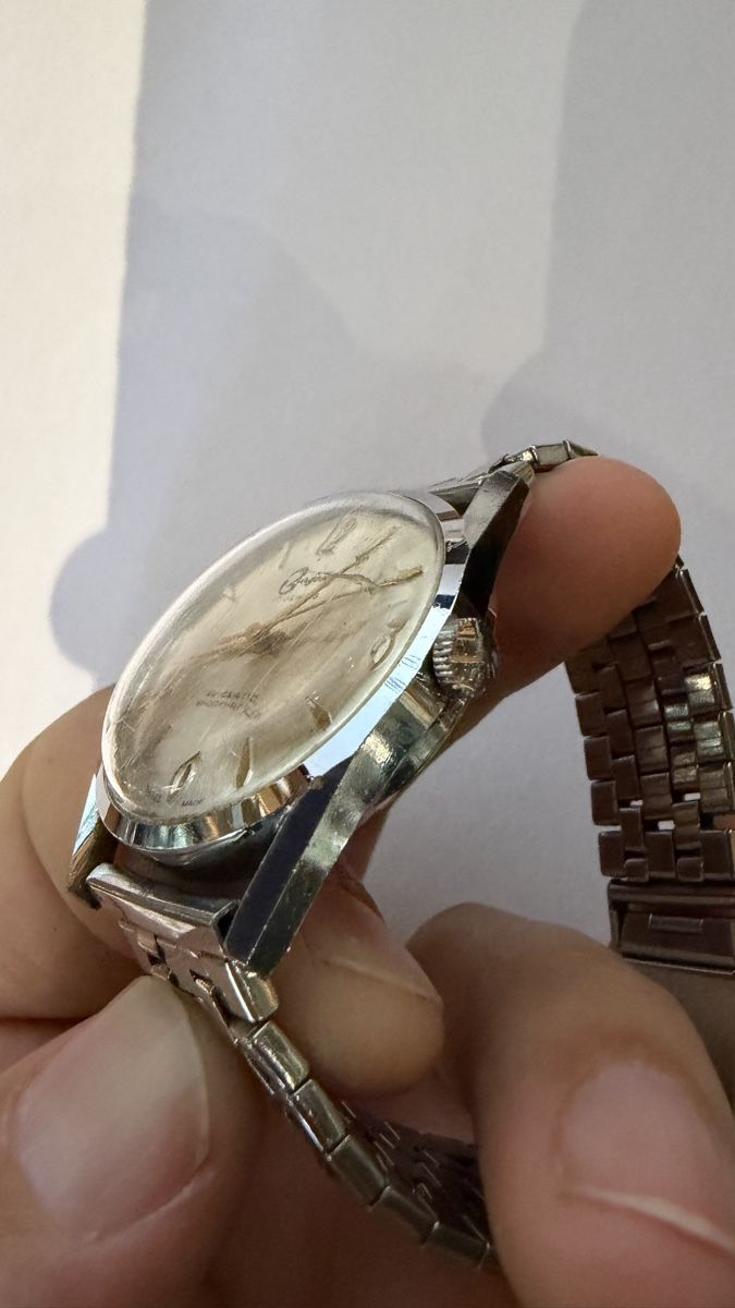 Burgana Montre Homme Automatique Vintage Swiss Made 36mm (Défectueux) à ...