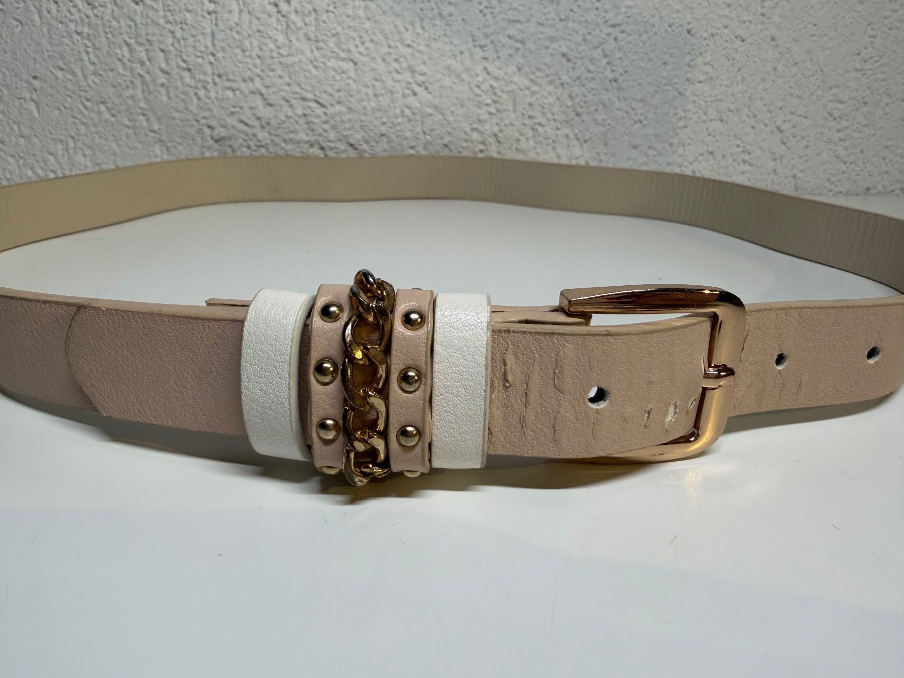 Cinture: Hellbrauner Gürtel 100 cm lang – Usato da Grosswangen venduto da shoes.bags.and.co 1