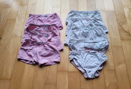 9 Unterhosen Mädchen Gr.98/104