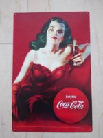 Coca Cola Blechschild mit Motiv von 1950