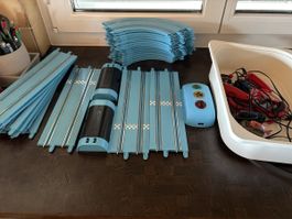 Carrera Rennbahn Set mit Schienen Zubehör gebraucht