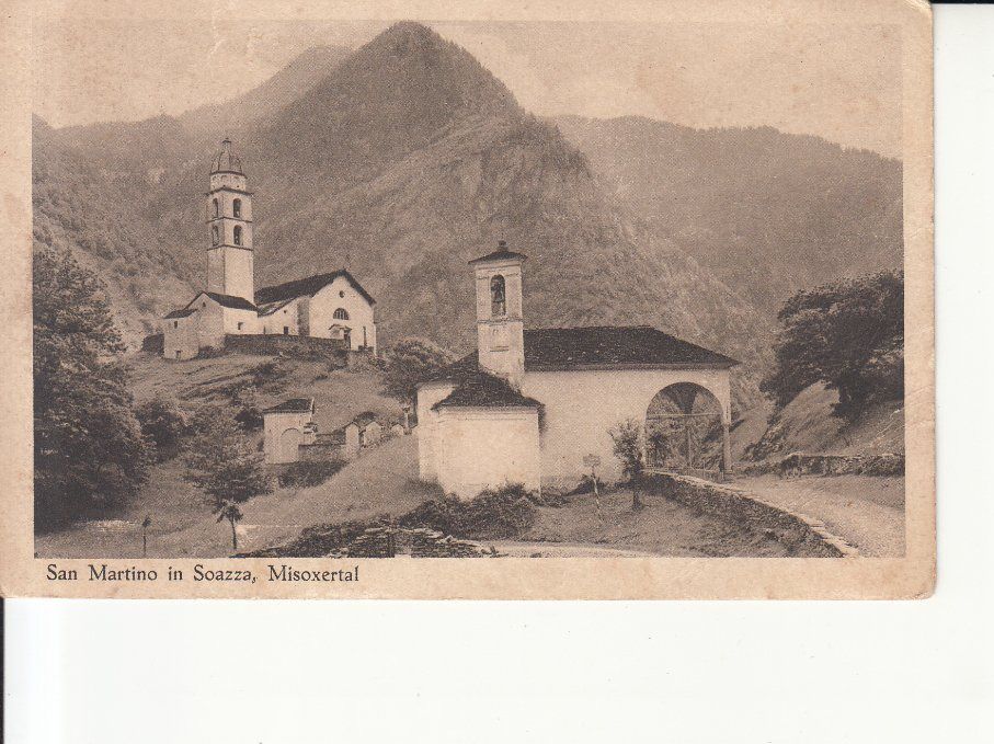Cartoline postali: Soazza ca. 1920 – Usato da Bürglen TG venduto da StampGraf
