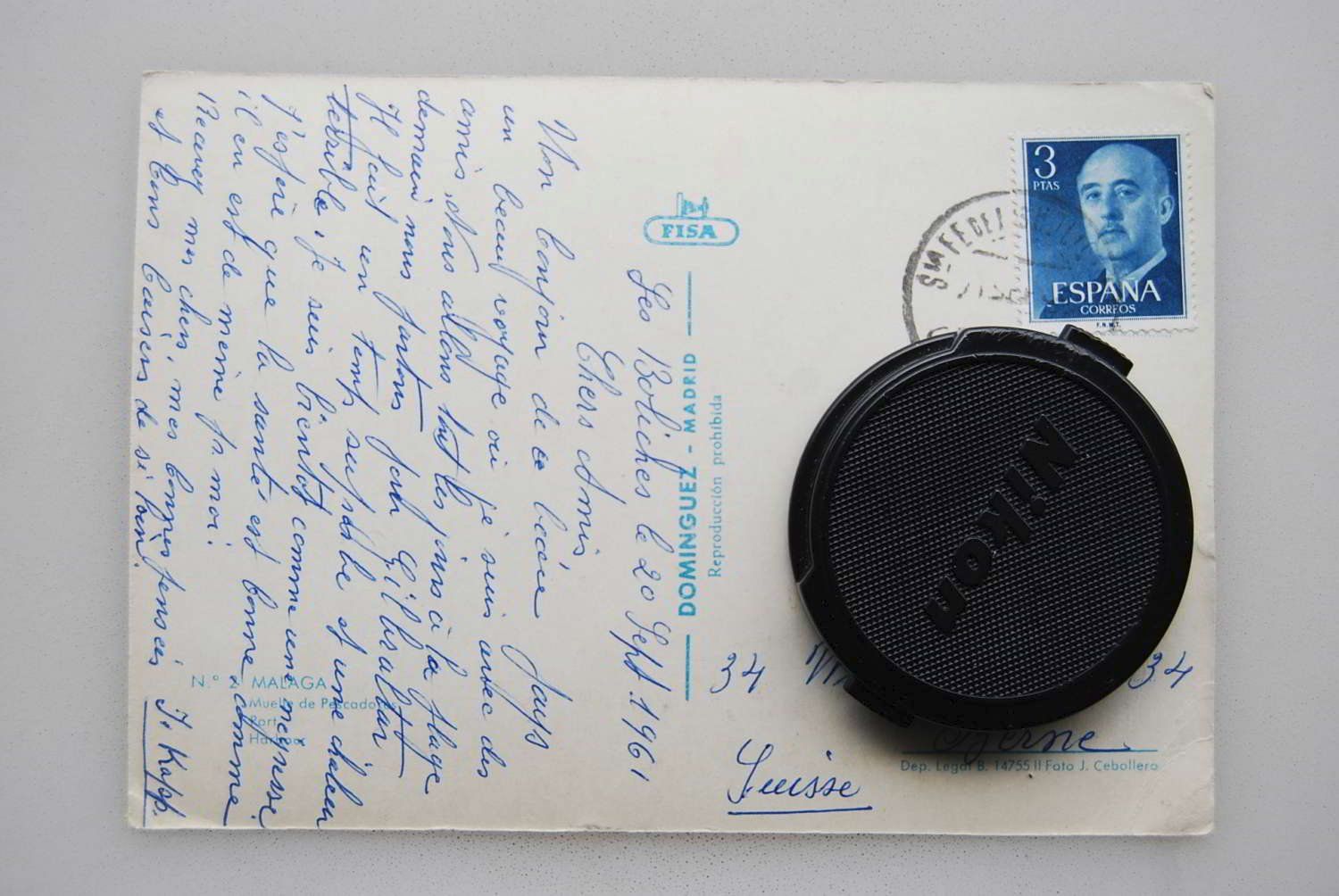 Cartoline postali: AK Malaga, Hafen 1961 – Usato da Rüfenacht BE venduto da Toro06 1