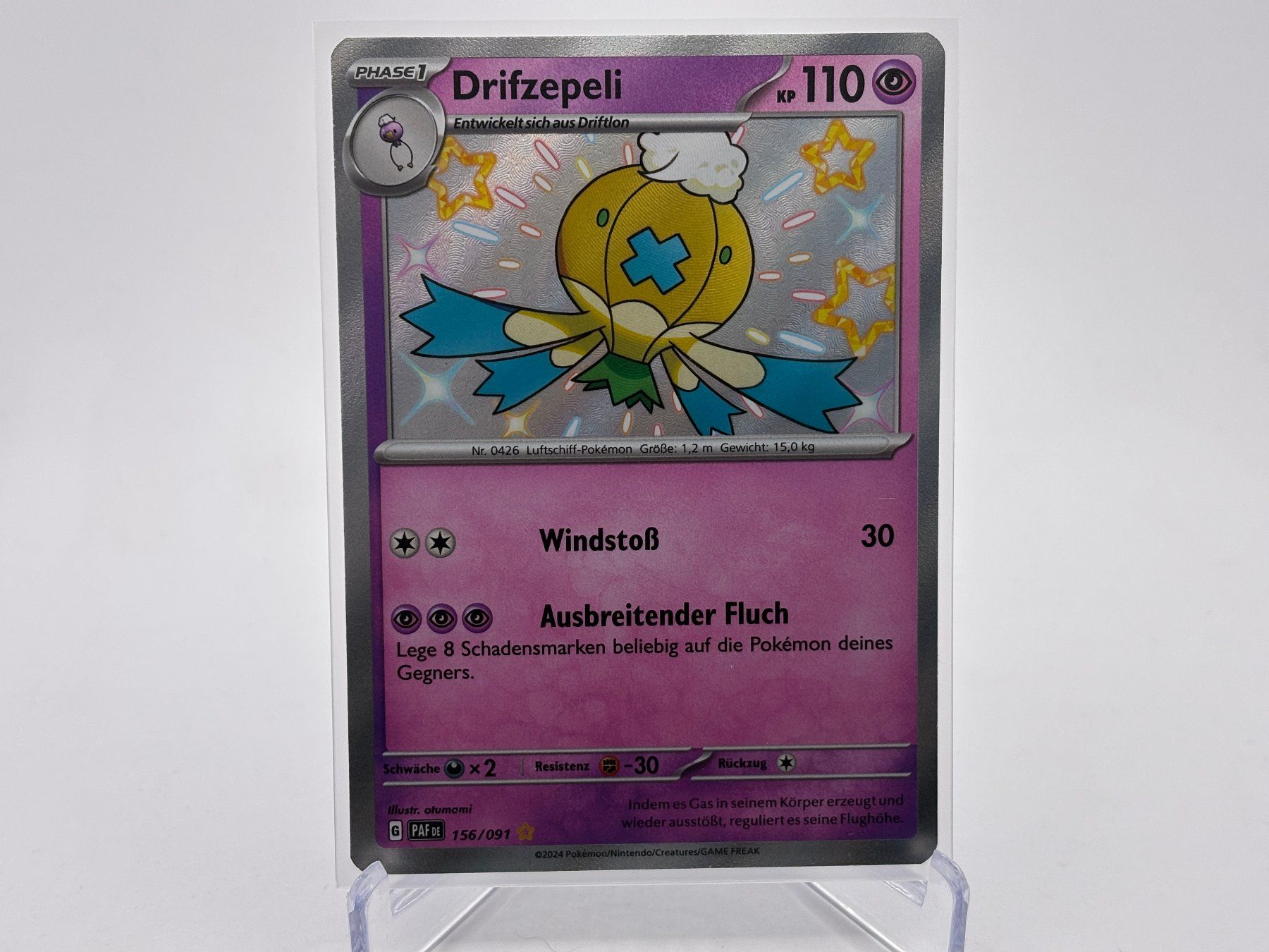 Pokémon Carte collezionabili: Paldeas Schicksale - Drifzepeli  (PAF 156) - DE – Nuovo (secondo la descrizione) da Allschwil venduto da Bullach