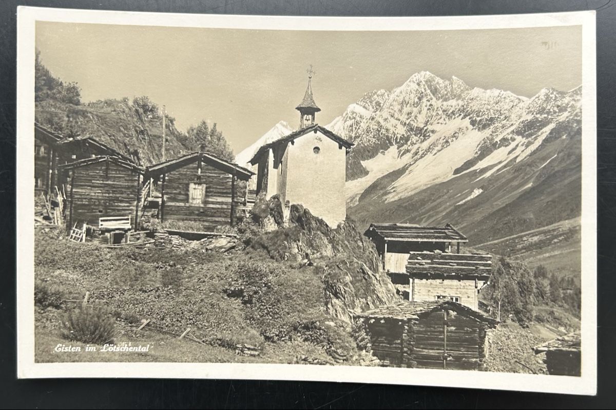 Cartoline postali: Fotokarte Eisten im Lötschental  – Usato da Horw venduto da Tellbub