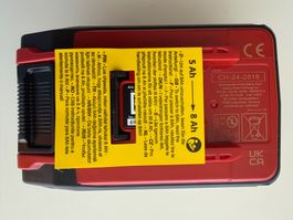 Einhell batterie PXC Plus 5-8Ah Multi-Ah 18V