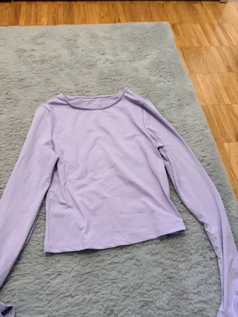 Top mange longue taille L