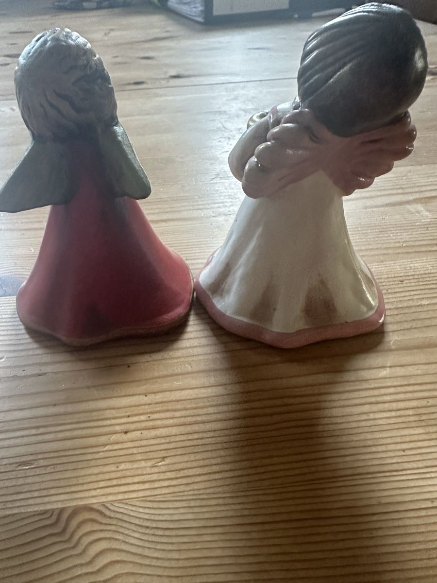Statuette: 2x Bronzer Thuner Keramik Engel. – Usato da Schöfflisdorf venduto da Katrins02 1