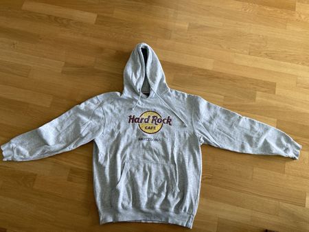 Hard Rock Cafe Barcelona Hoodie, Grau, Grösse XL