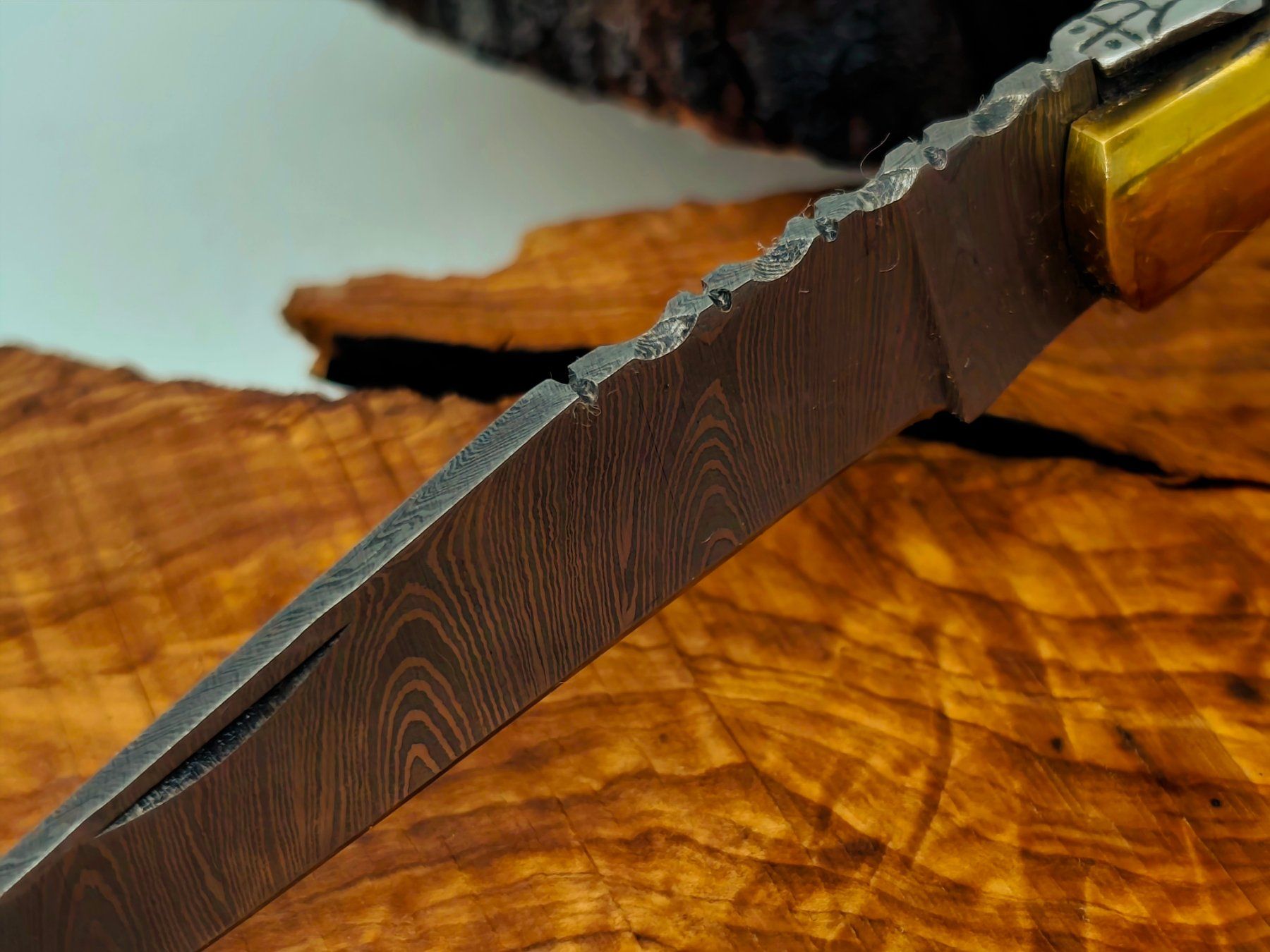 Accessori: Laguiole Damast Messer Klappmesser echtes Damastmesser – Nuovo e nell'imballaggio originale da Arlesheim venduto da Premius_1 2