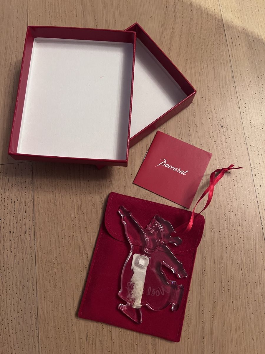 Baccarat Alle Dekorationen: Baccarat Noel 2002 Christmas Ornament – Neu und originalverpackt aus Pully von opa_k78q 2
